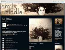Tablet Screenshot of emilyriddle.bandcamp.com