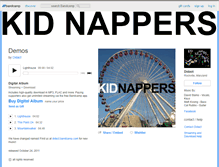 Tablet Screenshot of kidnappers.bandcamp.com