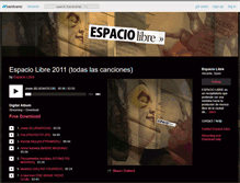 Tablet Screenshot of espaciolibre1.bandcamp.com