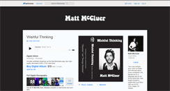 Desktop Screenshot of mattmccluer.bandcamp.com