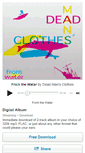 Mobile Screenshot of deadmansclothes.bandcamp.com