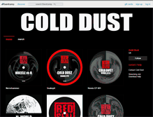 Tablet Screenshot of colddust.bandcamp.com