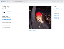 Tablet Screenshot of dcity.bandcamp.com