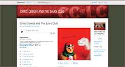 Desktop Screenshot of chriscubetaandtheliarsclub.bandcamp.com