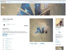 Tablet Screenshot of alexanderhaynes.bandcamp.com