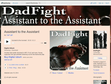 Tablet Screenshot of dadfight.bandcamp.com