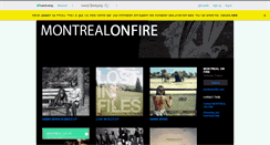 Desktop Screenshot of montrealonfire.bandcamp.com