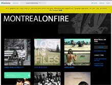 Tablet Screenshot of montrealonfire.bandcamp.com
