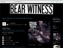 Tablet Screenshot of bearwitness.bandcamp.com