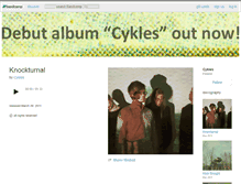 Tablet Screenshot of cykles.bandcamp.com