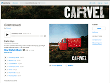 Tablet Screenshot of carvel.bandcamp.com