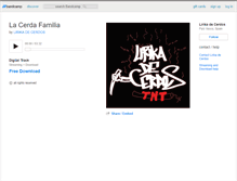 Tablet Screenshot of lirikadecerdos.bandcamp.com