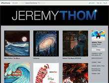 Tablet Screenshot of jeremythom.bandcamp.com