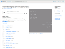 Tablet Screenshot of broomroomannex.bandcamp.com