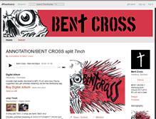Tablet Screenshot of bentcross.bandcamp.com