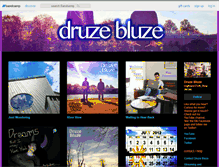 Tablet Screenshot of druzebluze.bandcamp.com