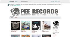 Desktop Screenshot of peerecords.bandcamp.com