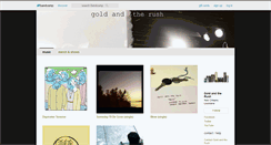 Desktop Screenshot of goldandtherush.bandcamp.com