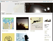 Tablet Screenshot of goldandtherush.bandcamp.com