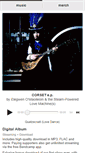 Mobile Screenshot of corset.bandcamp.com