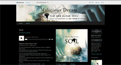 Desktop Screenshot of maliciousdream.bandcamp.com