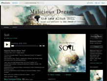 Tablet Screenshot of maliciousdream.bandcamp.com