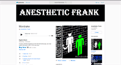 Desktop Screenshot of anestheticfrank.bandcamp.com
