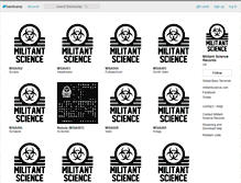 Tablet Screenshot of militantscience.bandcamp.com