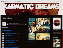 Tablet Screenshot of karmaticdreams.bandcamp.com