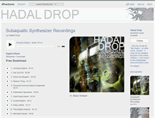 Tablet Screenshot of hadaldrop.bandcamp.com