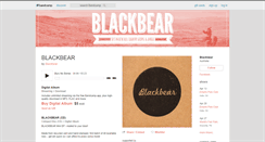 Desktop Screenshot of blackbearmusic.bandcamp.com