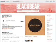 Tablet Screenshot of blackbearmusic.bandcamp.com