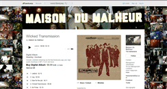 Desktop Screenshot of maisondumalheur.bandcamp.com