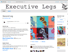 Tablet Screenshot of executivelegs.bandcamp.com