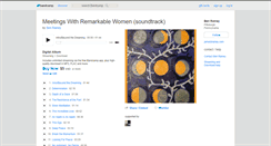Desktop Screenshot of benrainey.bandcamp.com