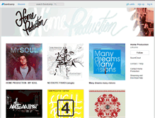 Tablet Screenshot of homeproduction.bandcamp.com