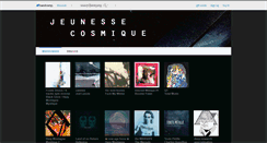 Desktop Screenshot of jeunessecosmique.bandcamp.com