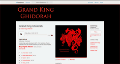 Desktop Screenshot of ghidorah.bandcamp.com