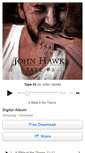 Mobile Screenshot of johnhawks.bandcamp.com