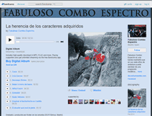 Tablet Screenshot of fabulosocomboespectro.bandcamp.com