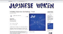 Desktop Screenshot of japanesewomen.bandcamp.com