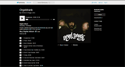Desktop Screenshot of orgeldrank.bandcamp.com