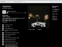 Tablet Screenshot of orgeldrank.bandcamp.com