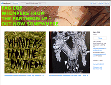 Tablet Screenshot of fagcop.bandcamp.com