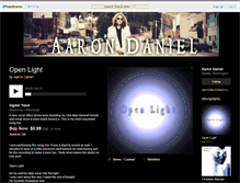 Tablet Screenshot of aarondaniel.bandcamp.com