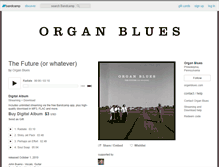 Tablet Screenshot of organblues.bandcamp.com