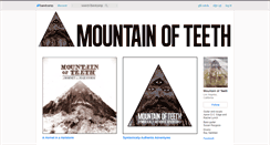 Desktop Screenshot of mountainofteeth.bandcamp.com