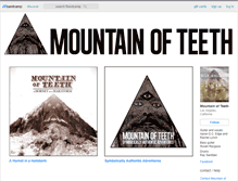 Tablet Screenshot of mountainofteeth.bandcamp.com