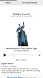 Mobile Screenshot of holidayrambler.bandcamp.com