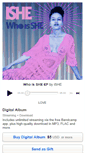 Mobile Screenshot of ishe.bandcamp.com
